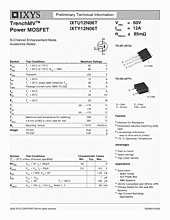 DataSheet IXTY12N06T pdf